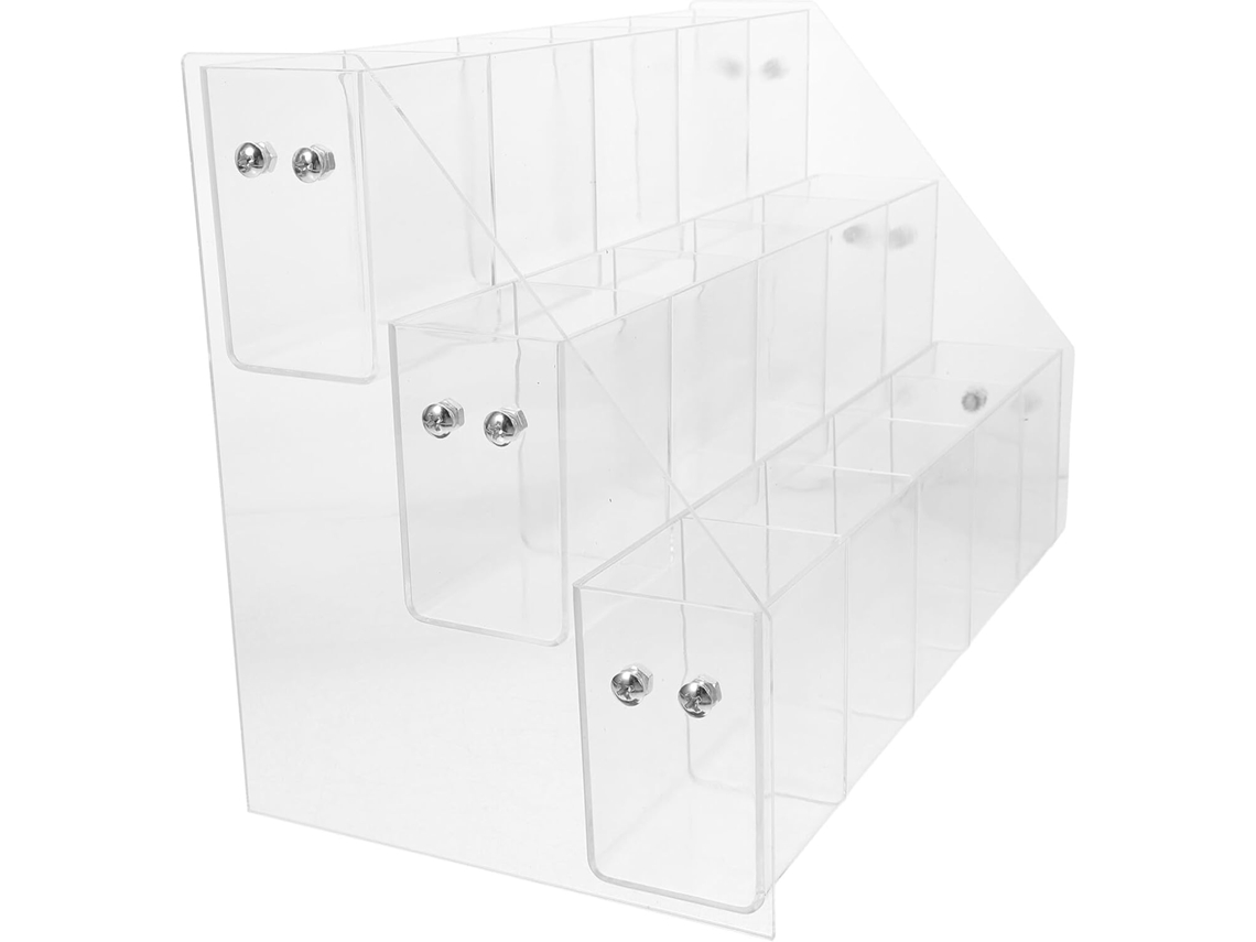 Portalápices De Acrílico Transparente Para Marcadores, Lápices Y Pinceles, Ideal Para La Oficina Y El Taller.
