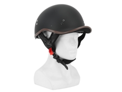 2026altiro-casco De Moto De Mid Cabeza Con Visera Solar Abs Higroscópico Aerodinámico Para Hombre Mujer Warp Tail Mate Negro 007 M 55-57cm