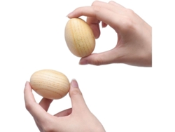 2 Xilófonos De Madera Natural, Tambores De Percusión Musical Para Bebés, 4 Cm X 6 Cm
