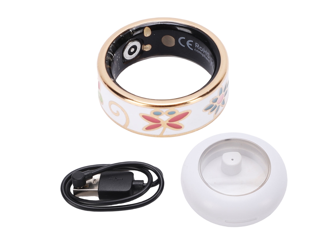 Anillo Inteligente Ip68 Resistente Al Agua, Rastreador De Fitness Y Salud Con Monitorización Del Sueño Y Conteo De Pasos