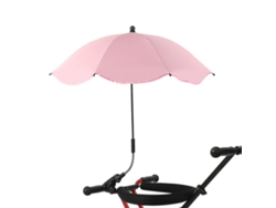 Sombrilla Portátil Con Pinza Ajustable Upf 50+ Para Silla De Playa/cochecito - Rosa