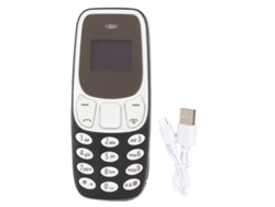 El Teléfono Más Pequeño Del Mundo, Manos Libres, Bluetooth, Marcador, Tarjeta Sim Dual, Desbloqueado, Gsm 2 En 1, Mini Teléfono Móvil Negro