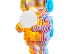 Bloques De Construcción De Astronautas Con Luz Led, Microbloques De Plástico, 2200 Piezas, Regalo Ideal.
