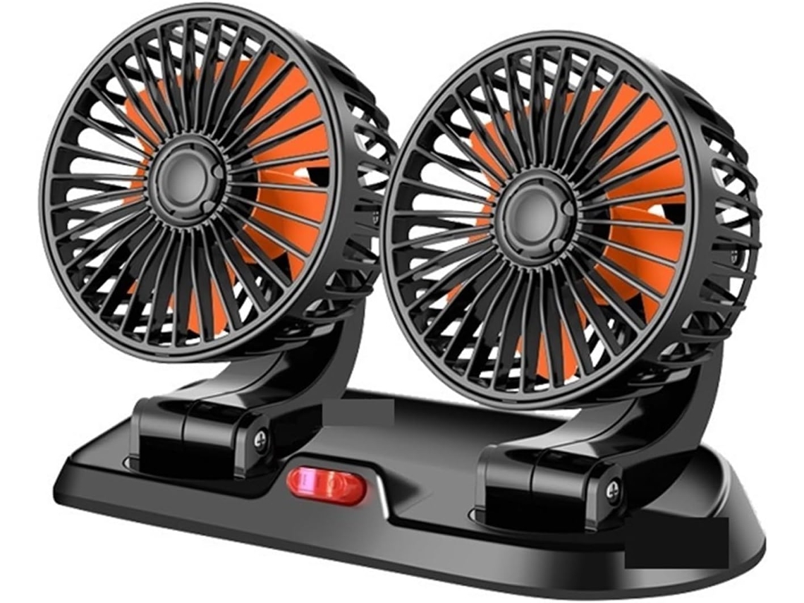 Ventilador De Escritorio Usb Ventilador Refrigeración Para Coche 5v 12v Y 24v Doble Conector Velocidades