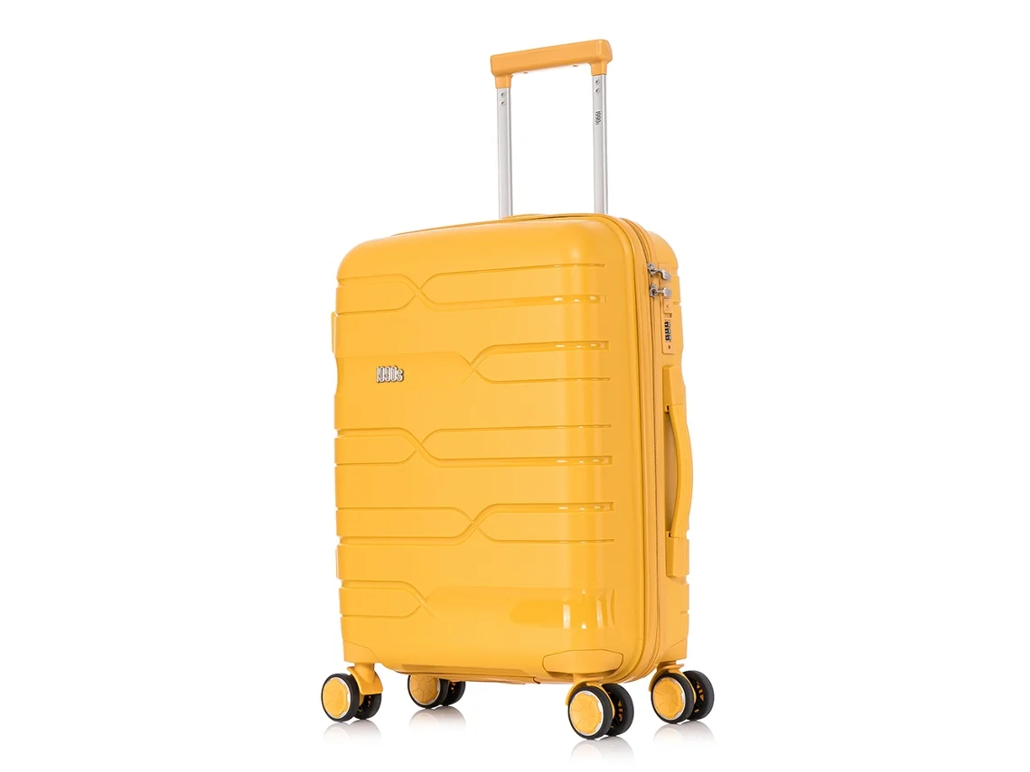 Maleta de Cabina 1990S Polipropileno Amarillo (55x38x22cm - 44L)