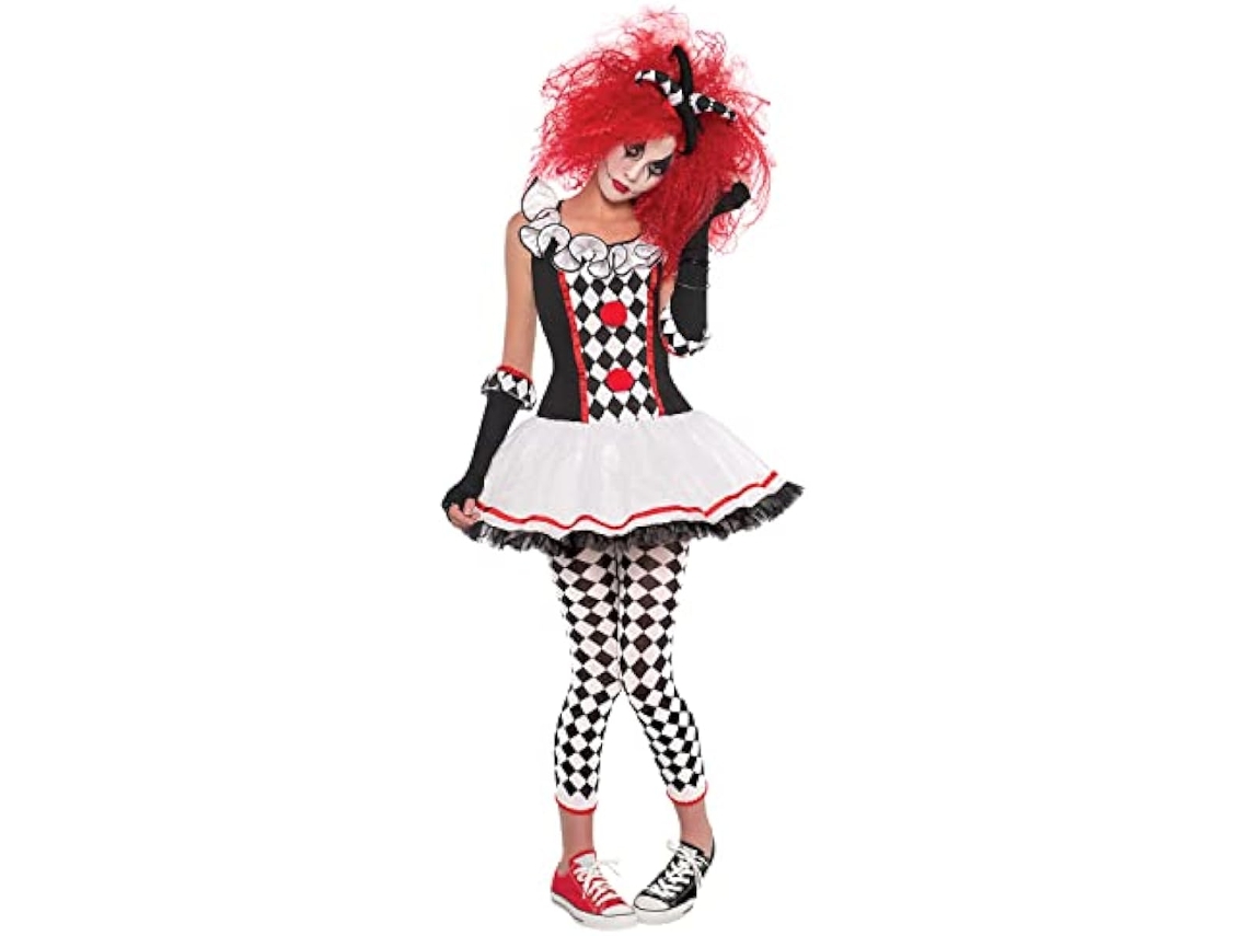 Amscan Disfraz Arlequin Halloween B0cknthj Nuevo (talla 38-40)