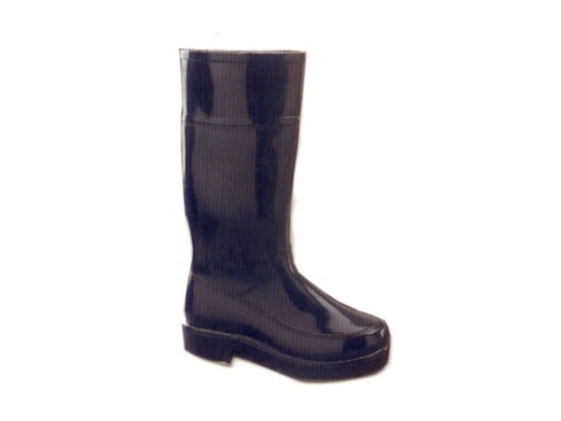 Botas de PVC pretas para mulheres tamanho 38 P AGUA