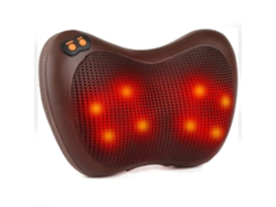Masajeador Shiatsu Mdug Con Cojín De Masaje Eléctrico De Cuello Y Espalda De 8 Nodos Con Calefacción