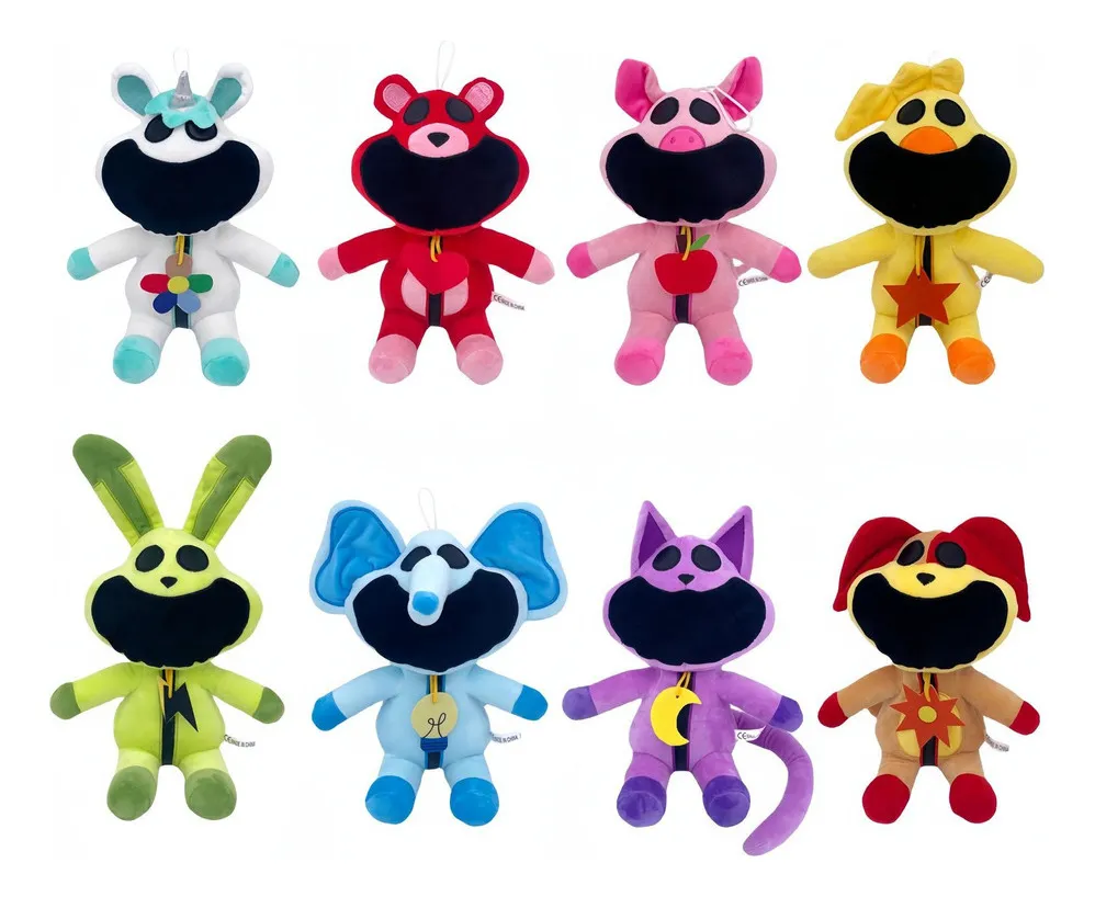 Conjunto de 8 muñecos de peluche N 2024 2024new Smilingvayotoy