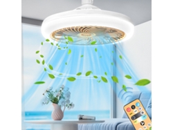 Ventilador De Bajo Consumo Con Control Remoto E27