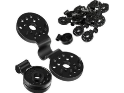 2026-40 Clip De Plástico Para Red De Sombra Redonda Clip Negro Multiusos Para Fixar Tela De Sombra Exterior Kkj