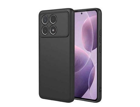 Funda Compativel para Xiaomi Xiaomi Poco F6 Pro PHONECARE Silicona Líquida Negro