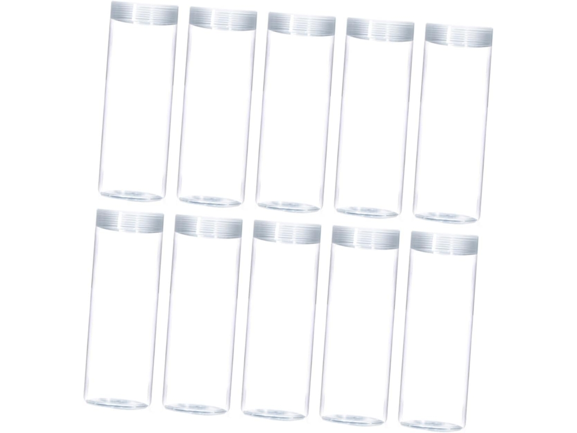 Tubos Transparentes Para Monedas De 27 Mm De Diámetro, Paquete De 10 Unidades, Tubo Para Guardar Monedas.