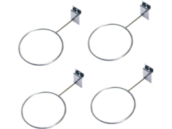 Soporte De Pared De 4 Piezas Para Balones Deportivos