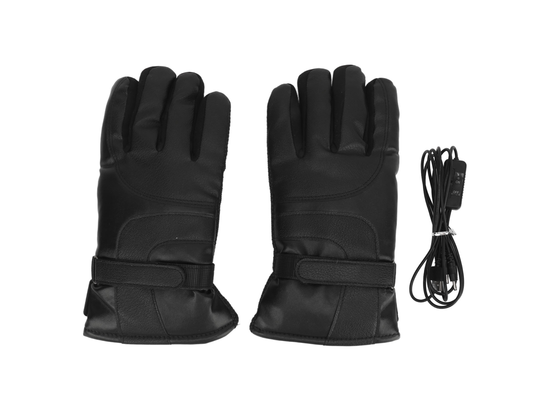Guantes Tácticos De Invierno Con Calefacción Usb, Impermeables Y Resistentes Al Viento, Para Hombre Y Mujer, Color Negro.