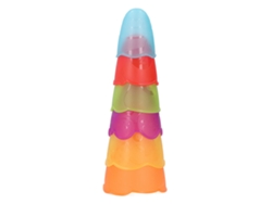 Jinwei-juego De Vasos Apilables Para Bebés, Juguete Colorido Para Baño Y Jugar, Vasos Apilables Niños
