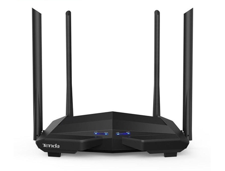 Router SLOWMOOSE Doble Banda Inalámbrica Wi-Fi Con 5 * 6Dbi Antenas de Alta Ganancia (Ac10)