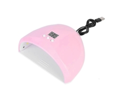 Lámpara de secado de esmalte de uñas en gel LED UV inteligente de 36 W, máquina de curado de uñas moderna, herramienta de manicura, rosa GOKOCO
