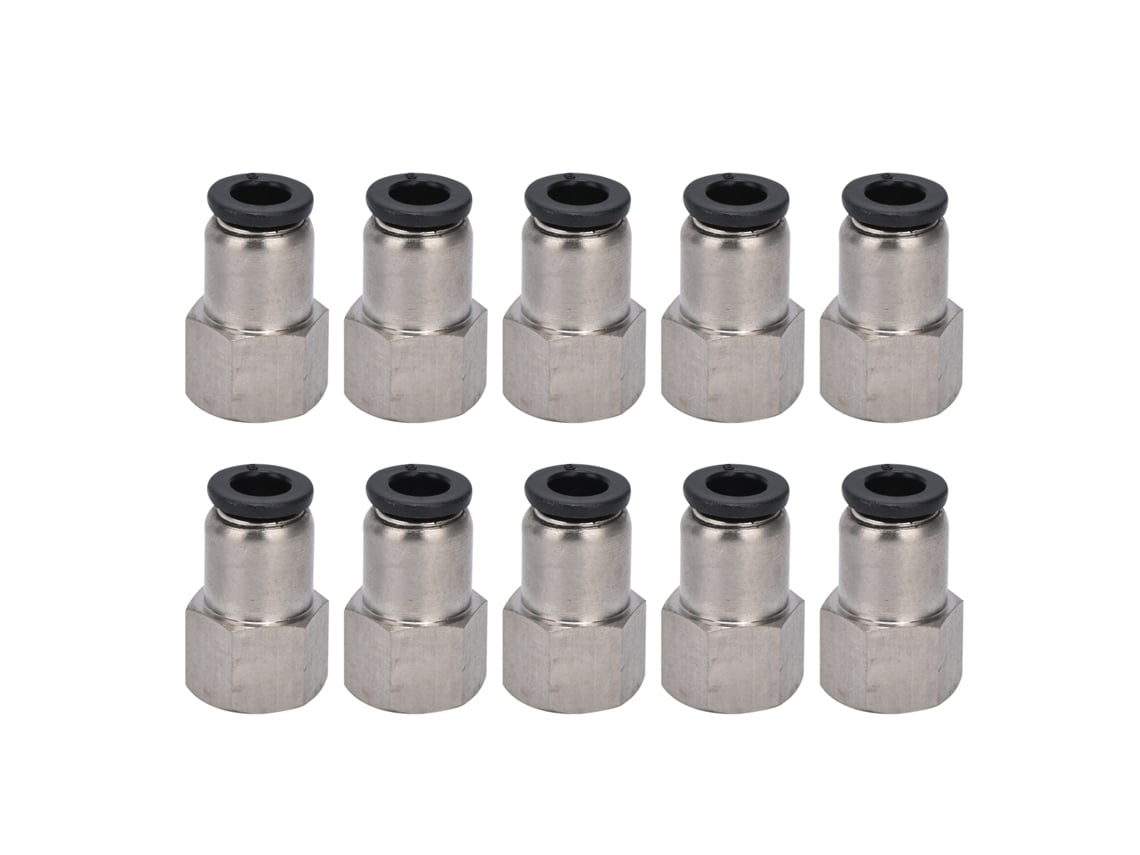 Conector Neumático Recto Hemmbra Rápido 1/4 Polegada Para Tubos De Ar Compressor Acessório