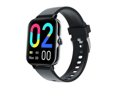 SHAH ARPAN Smart Watch F107 Bluetooth Llamada Ejercicio Frecuencia Cardíaca Presión Arterial Oxígeno Sanguíneo, Negro