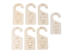 Separador decorativo de doble cara de boj para armario de bebé, ideal para la habitación infantil.