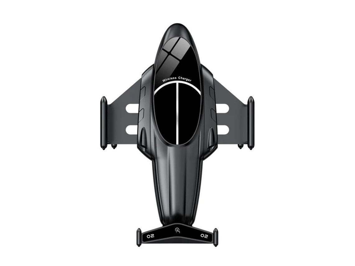 Soporte Inalámbrico Para Coche Con Carga Rápida Yizhood, Color Negro