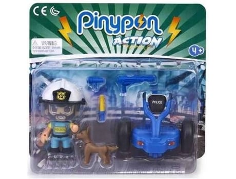 Pinypon FAMOSAFEBER Action Segway Con Policía (3 años - ‎7.5 x 6 x 6 cm)
