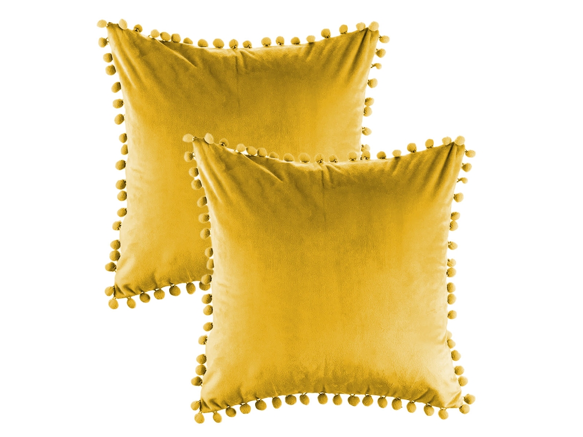 2 Fundas De Almohada De Terciopelo Suave Y Granulado, 45,7 X 45,7 Cm