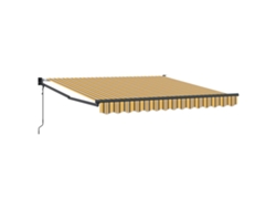 Maison Exclusive - Toldo Retráctil Multicolor 350 X 250 Cm Poliéster Y Aluminio