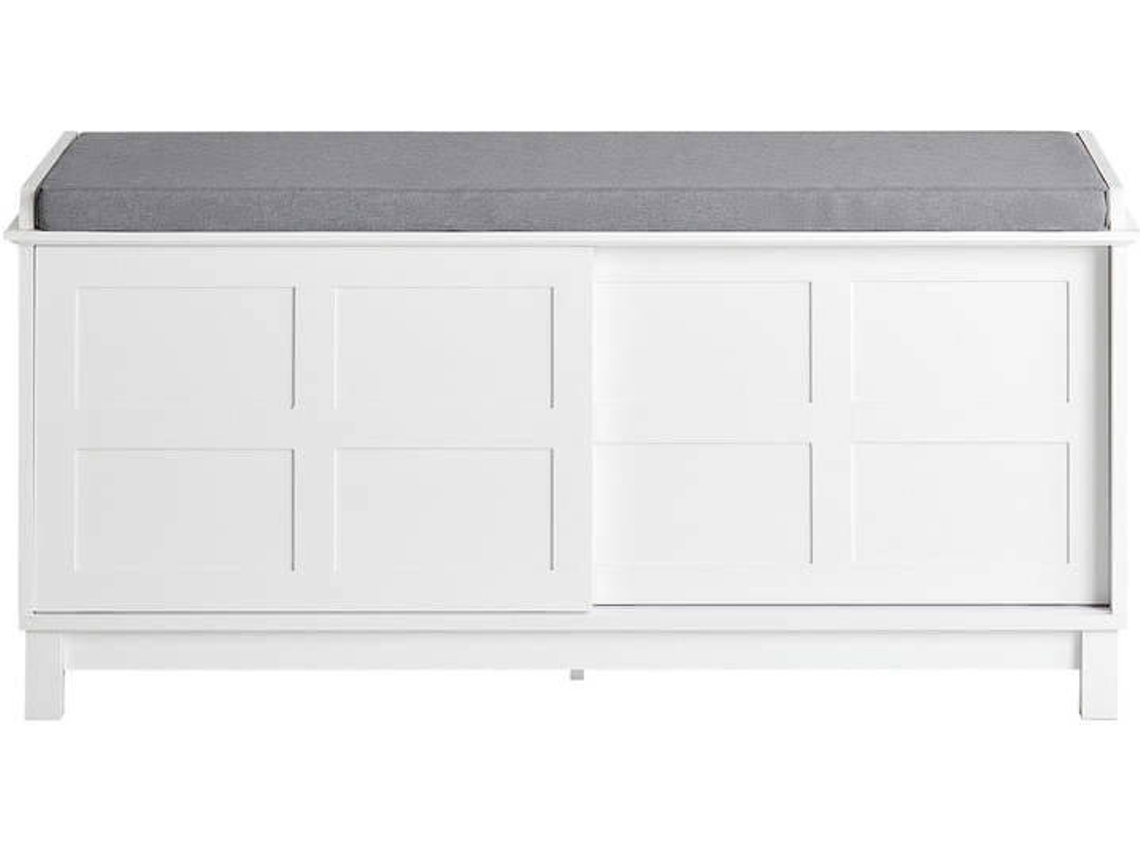 Zapatero SOBUY (Blanco, Gris - 114x40x53 cm)