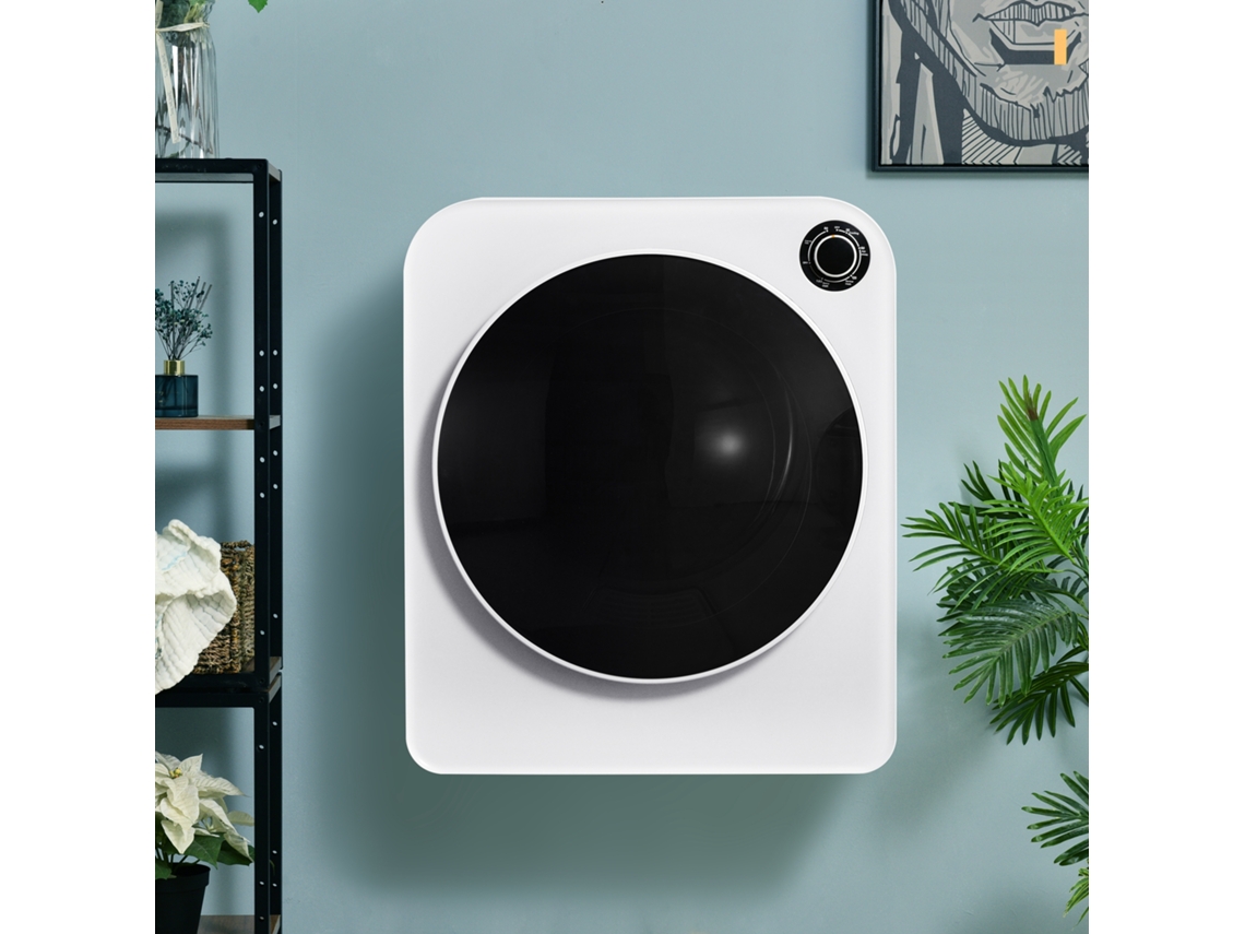 Minisecador de pared de 3 kg y 830 W con triple filtro y 5 programas
