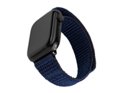 Pulsera Para Apple Watch 1/2/3/4/5/6/7/8/9/10/se/se 2 Pulsera Deportiva Fija En Nylon Azul Marino Fixed (38/40/41/42mm)