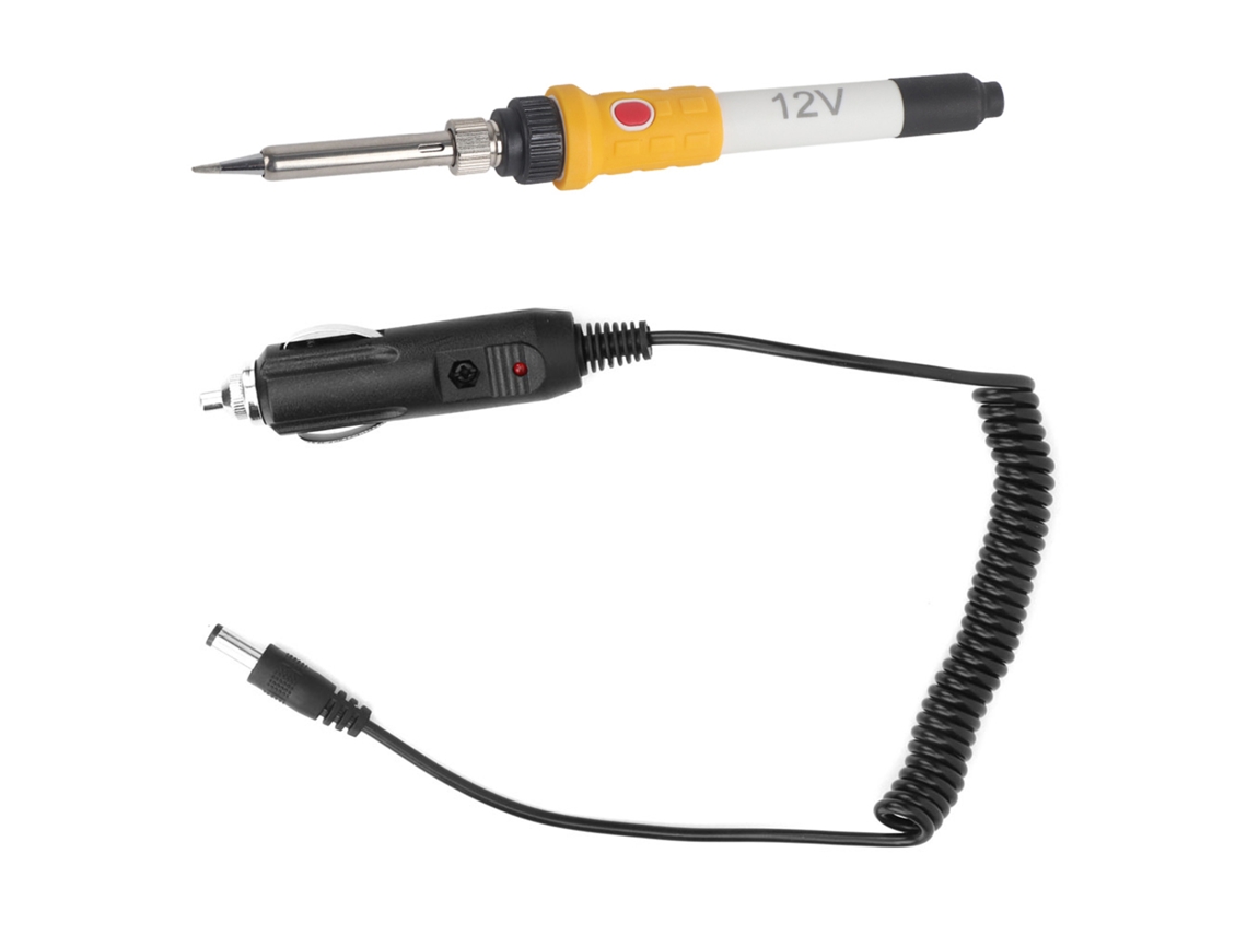 Soldador Eléctrico Portátil 12v 60w Para Coche Suv Con Conector De Encendedor De Cigarrillos