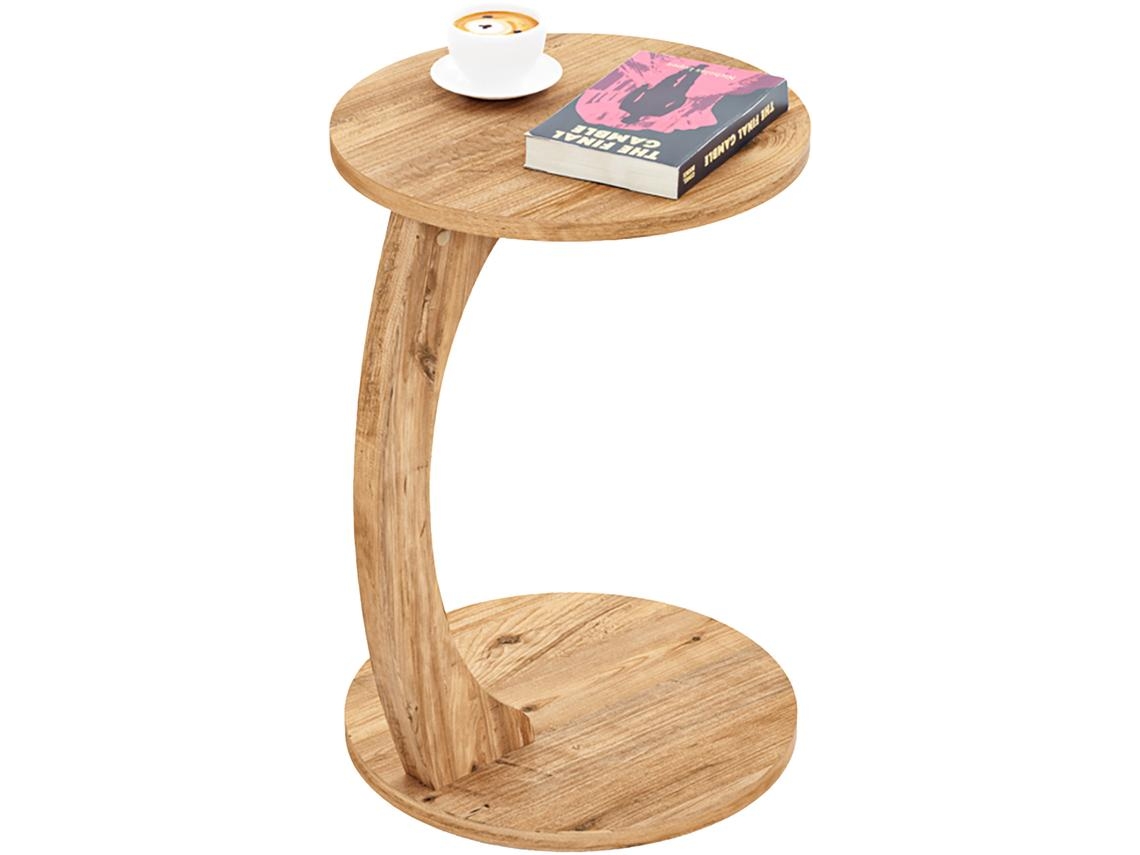 Mesa de Apoyo [EN.CASA] (Marrón - Aglomerado de Madera - 56 x 38 cm)