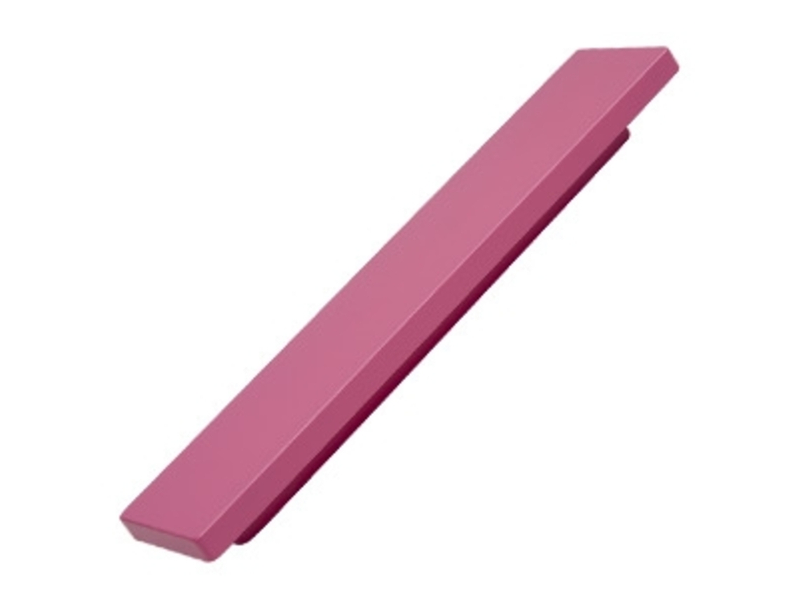 Tirador para muebles de ABS, distancia entre ejes de 128 mm, pintura magenta, paquete de 24 unidades, HARDWAREXCHANGE