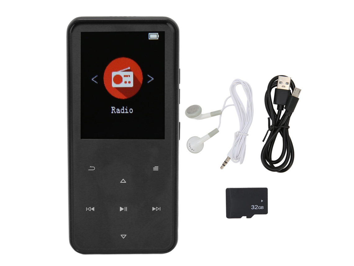 Reproductor Mp3 Smart Hd Con Reducción De Ruido, Botón Táctil, Pantalla Hd, Bluetooth 5.0, 16gb 32gb