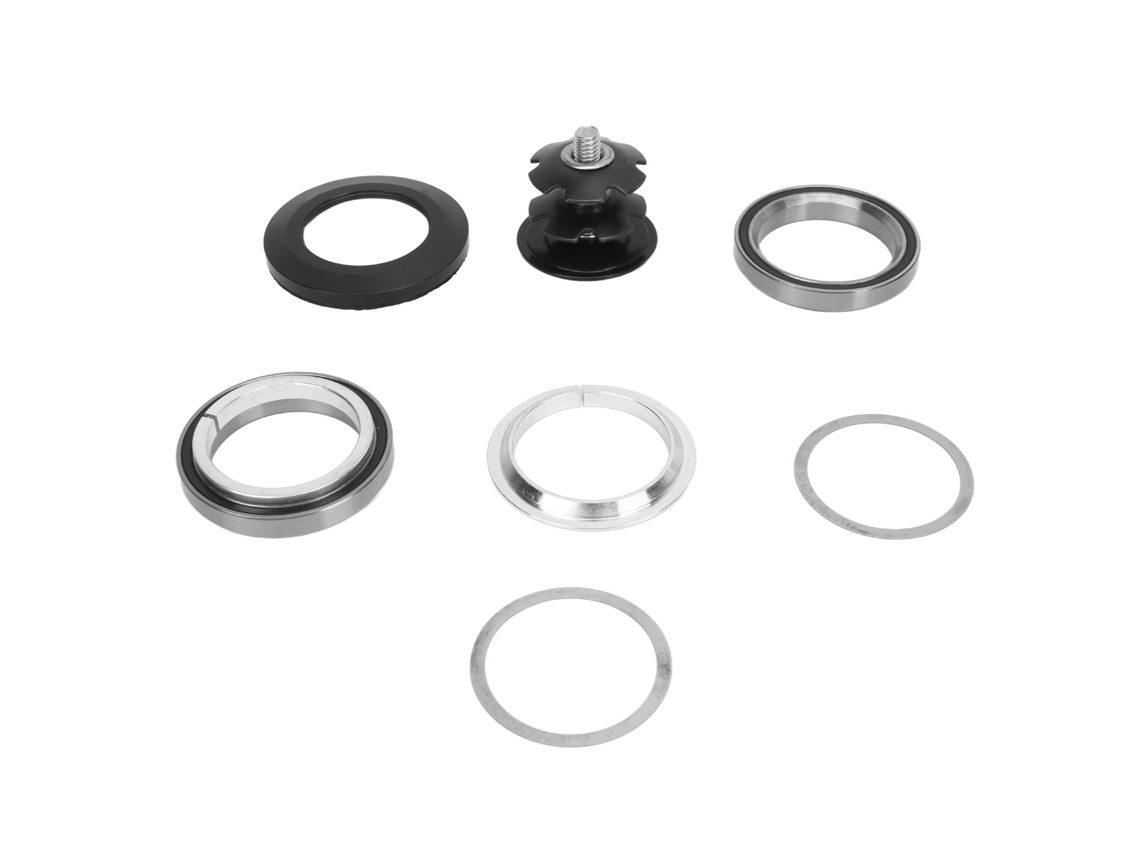 Kit De Dirección Para Bicicleta Con Rodamientos De Aluminio, Tuerca De Estrella Y Espaciadores Para Horquilla Recta De 41 Mm Y 28,6 Mm.