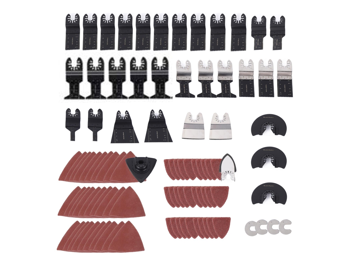 Kit con 98 hojas de sierra oscilante Primerox