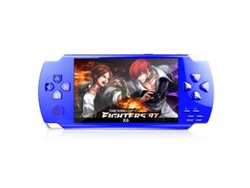 Consola portátil YUNZII PSP de 4,3 pulgadas Arcade X6 FC Electrónica GBA NES Azul Sin Función de Cámara