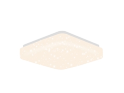 Lámpara de Techo Led Lámpara de Cielo Estrellado de 15W para Lámpara Blanca Cálida de 21 Cm Lámpara de Estrella Cuadrada Decoración para Oficina Infantil NETTLIFE