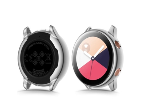 Carcasa de Reloj SLOWMOOSE para Samsung Galaxy (Plateado - Activo 2 44 Mm)