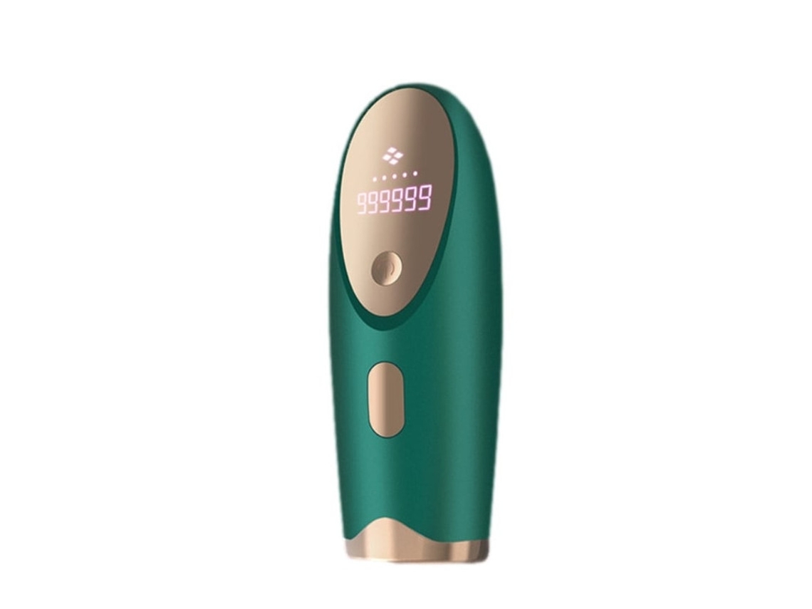 Depiladora IPL Yizhood con 999.999 destellos para rostro, brazos y bikini impecables, color verde