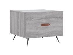 Maison Exclusive - Mesa De Centro Madera De Ingeniería Gris Sonoma 50x50x40 Cm