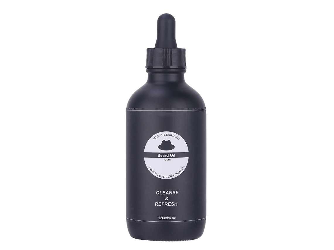 Aceite Para Barba Para Hombres 120 Ml. Bálsamo Hidratante Para El Crecimiento Y Cuidado De La Barba Y El Bigote.