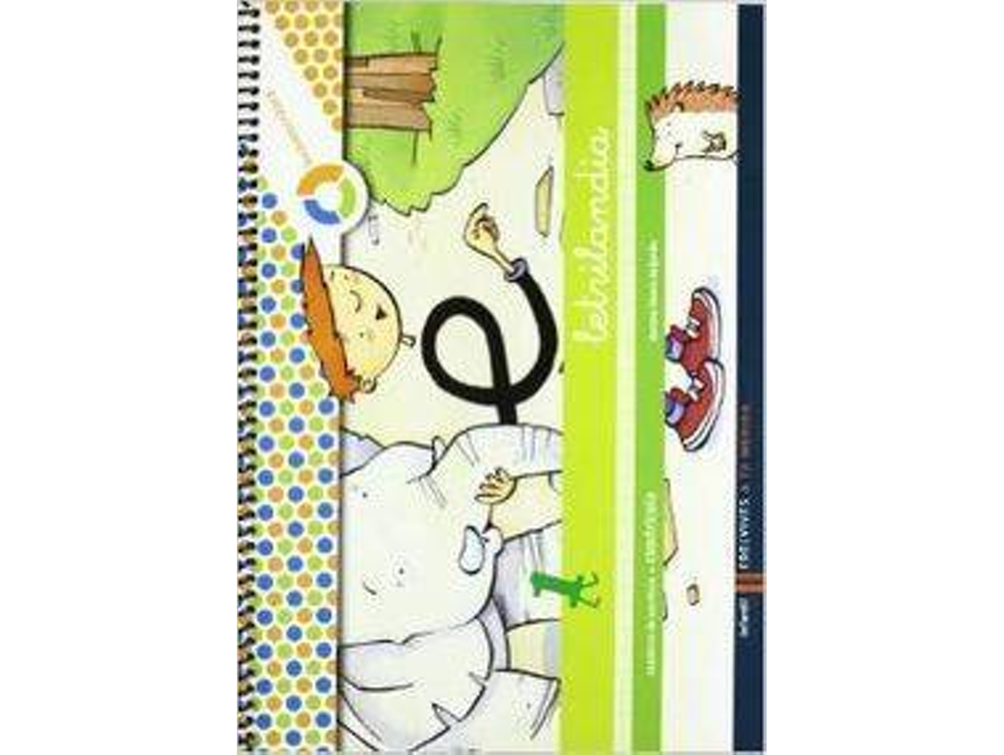 Libro .1.Cuad.Letrilandia Cuadricula Espiral de Aurora Usero Alijarde (Español)