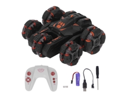 2026-coche De Control Remoto Para Niños 5 Ruedas Stunt 2.4 Ghz Rotación 360° Con Luces Juguete Para Niños Mayores De 8 Años Negro