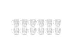 Ats-mini Vasos De Cerveza Simulación Transparentes Miniatura Para Casa De Muñecas Fiesta Picnic 12pcs