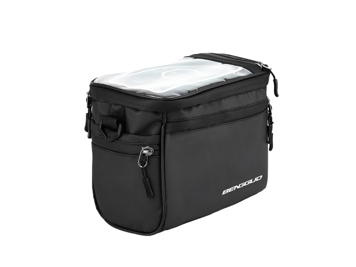 Bolsa Para Teléfono Móvil Para Bicicleta Con Pantalla Táctica De Tpu, Gran Capacidad, Resistente Al Agua Para Bicicletas De Montaña Y Monopatines.