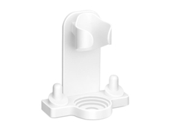 Soporte de pared para cepillo de dientes eléctrico con desagüe antideslizante para higiene bucal MDUG (blanco, 2 unidades)