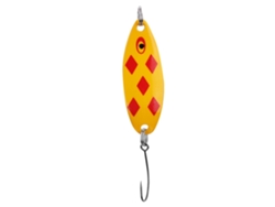 Señuelos Artificiales Trout Blinkers De 3,5 G/3,4 Cm, Cuadrados De Color Naranja.